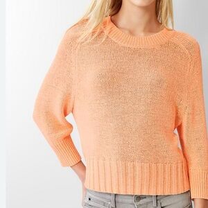 Gap Slouchy dolman-sleeve sweater Peach Cotton Knit Women's Size XS